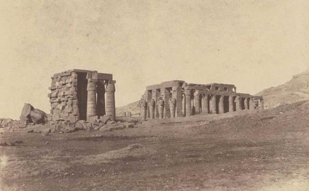 Ramesseum in 1854 