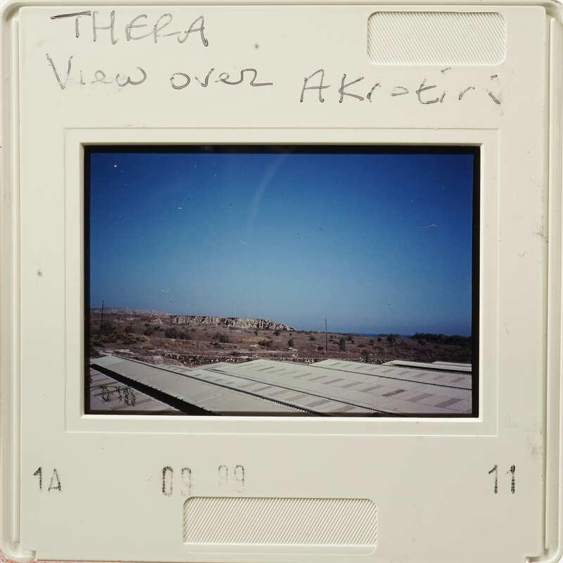 View over Akrotiri from Thera.