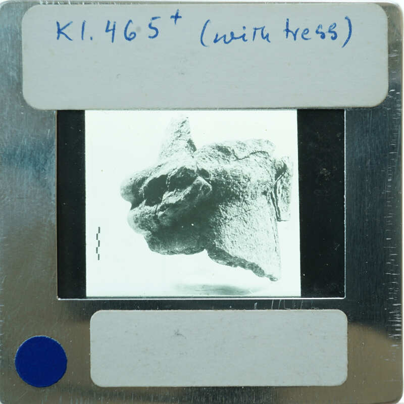 Coiled terracotta fragment K1.465 and interior.