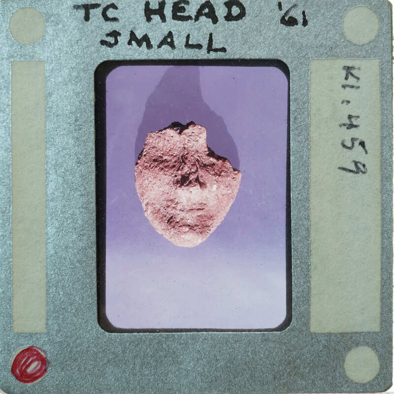 Fragment of terracotta face showing lower half K1.459.