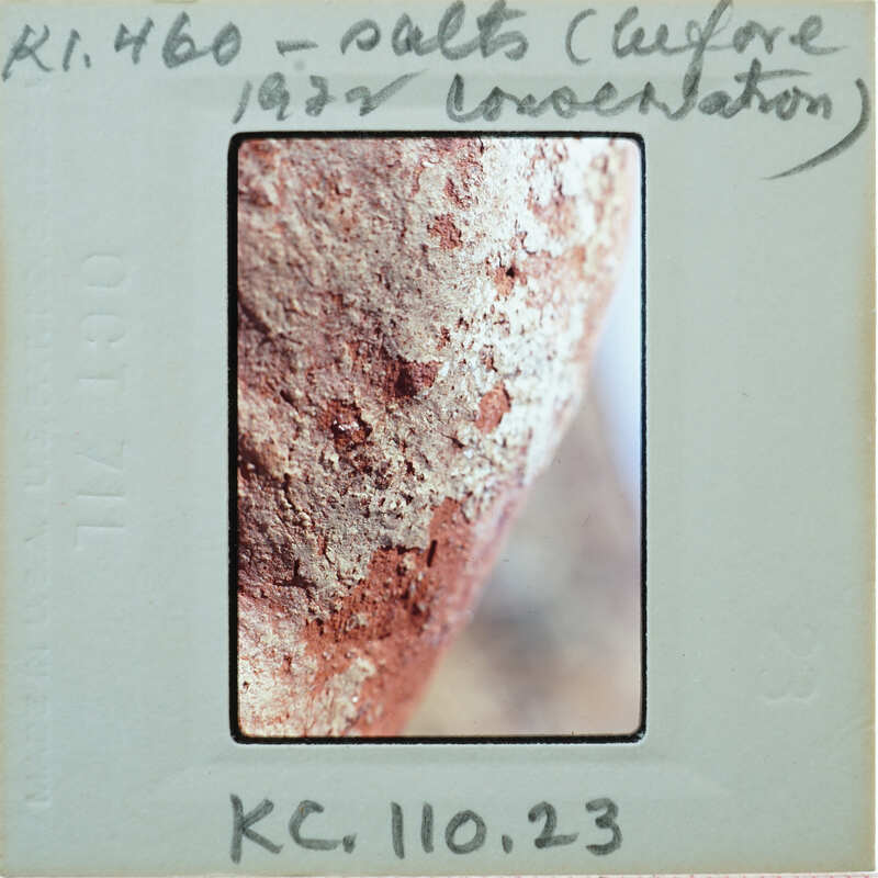 Detail of terracotta breast fragment from side K1.460.