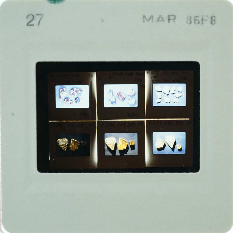 A slide with images of frescoes