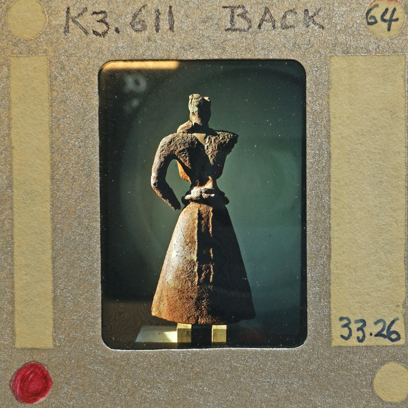 Terracotta figurine K3.611 from back.