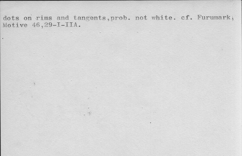 Index card with typed and handwritten information, sometimes including a sketch, of pottery from an excavation.