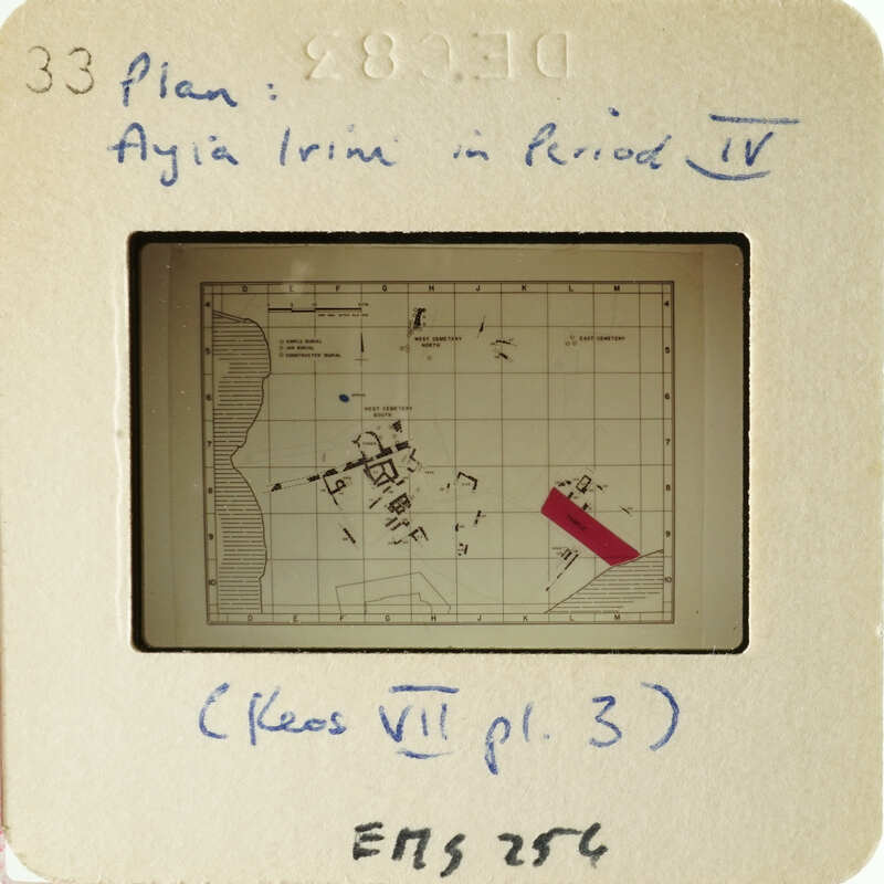 Old map with red markings, possibly related to military planning, displayed on a slide.