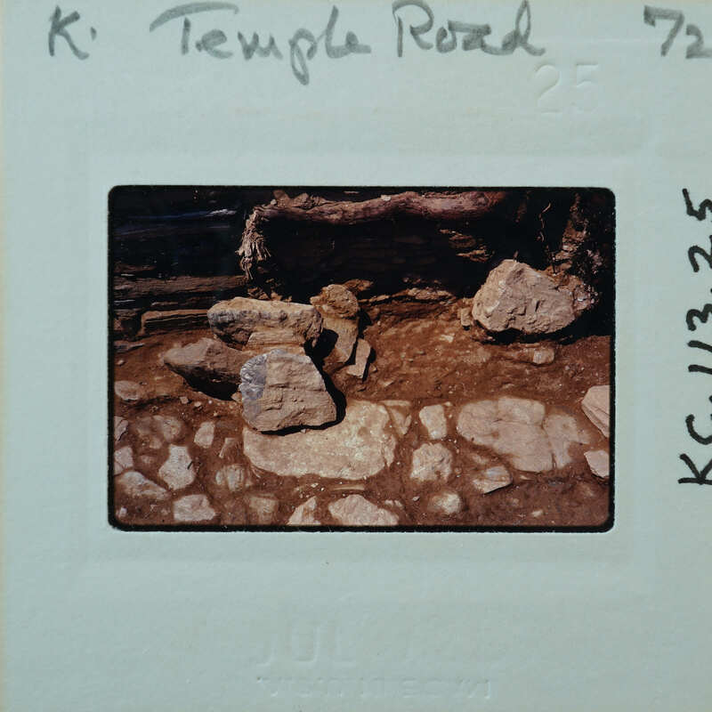 Stone walls and floor.