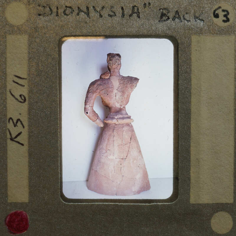 Terracotta figurine K3.611 from back.