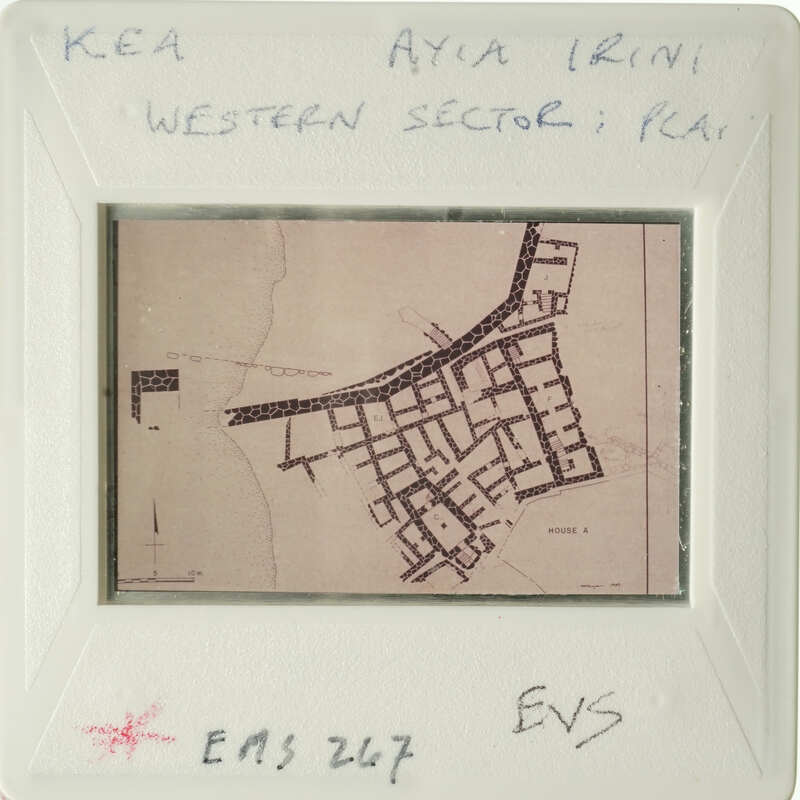 Map of an urban area with detailed street layout and buildings, possibly from a historical period.