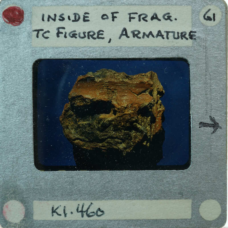 Interior of terracotta figurine fragment K1.460.