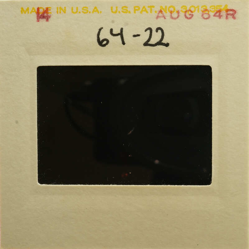 Old photograph with number "64-22" on a white mount.