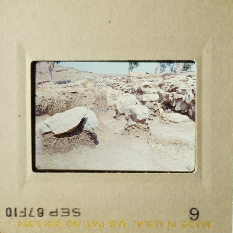 The images show two different scenes: one with a rocky landscape and another with a dirt path.