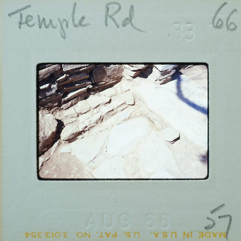 Stone surface and walls.