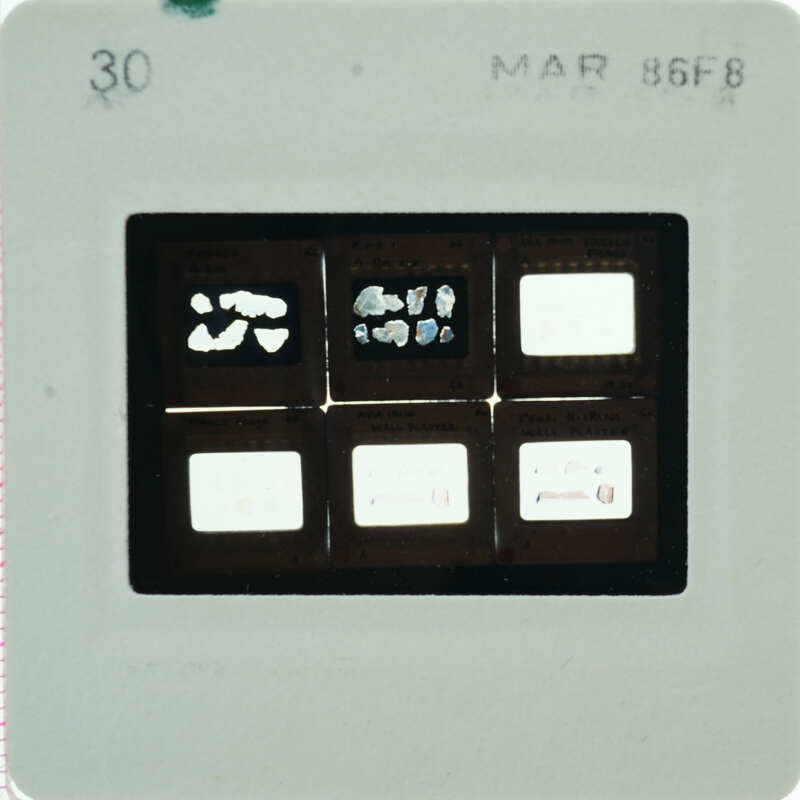 A slide with images of frescoes