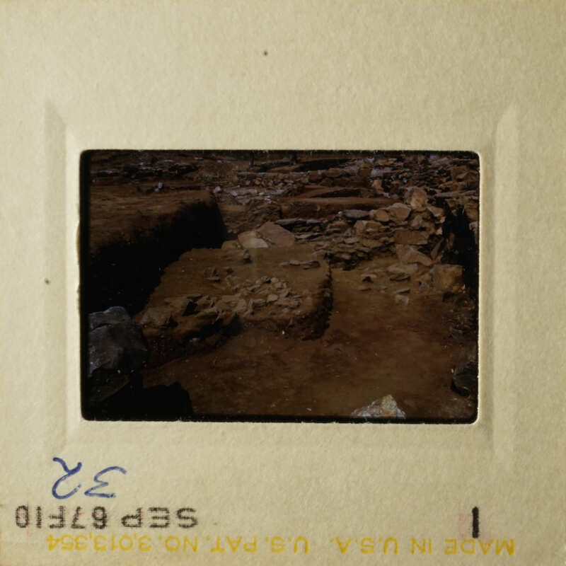 This photo shows a barren landscape with no vegetation, possibly an abandoned area.