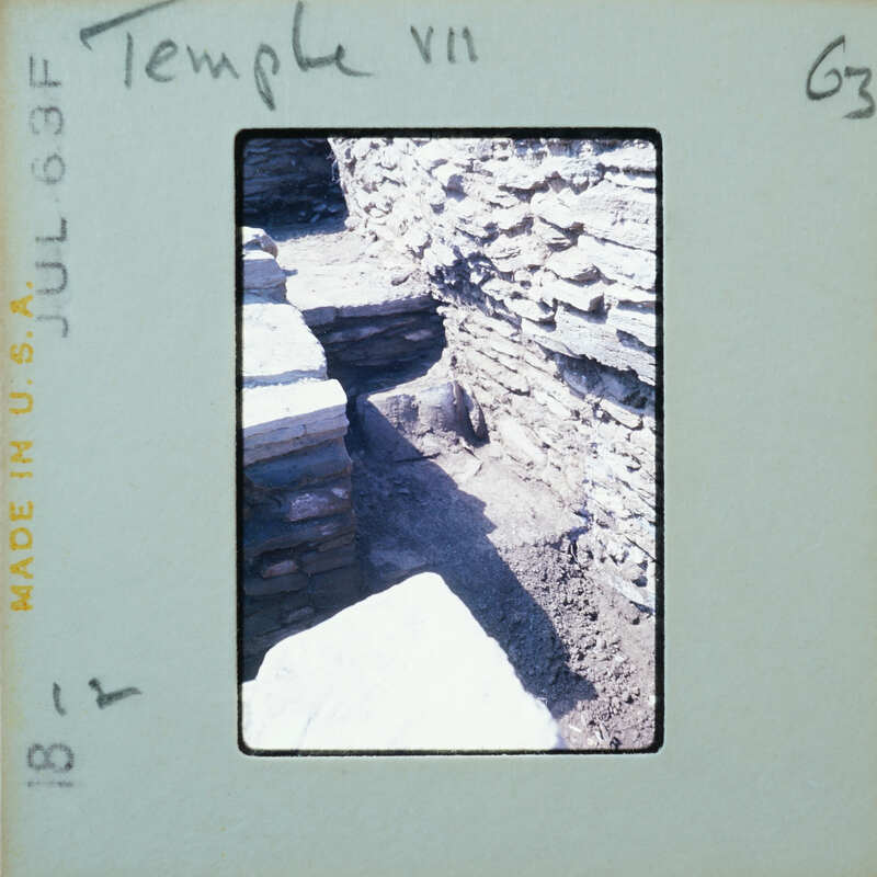 Stone walls with different surfaces.