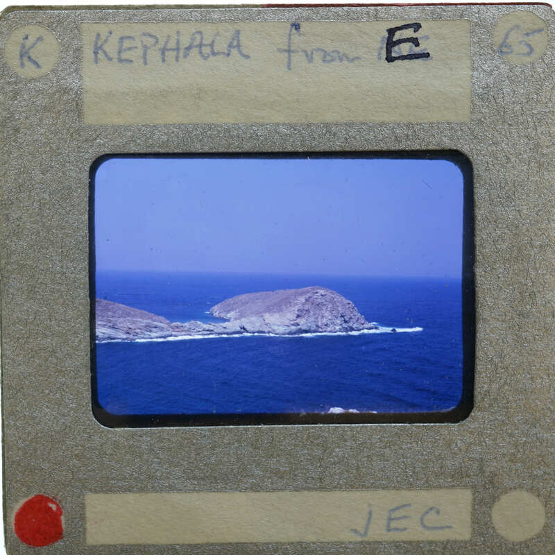 Slide with a picture of an island and ocean.