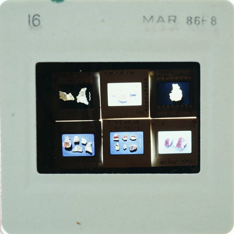 A slide with images of frescoes.