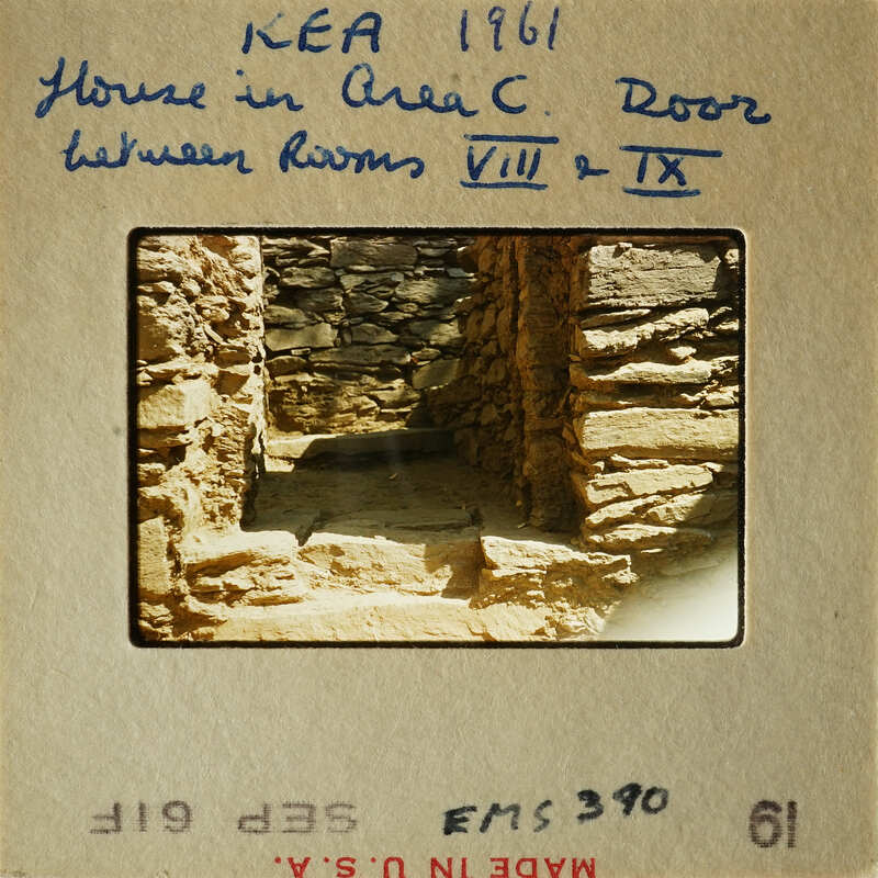 Old stone ruins with sunlight filtering through.