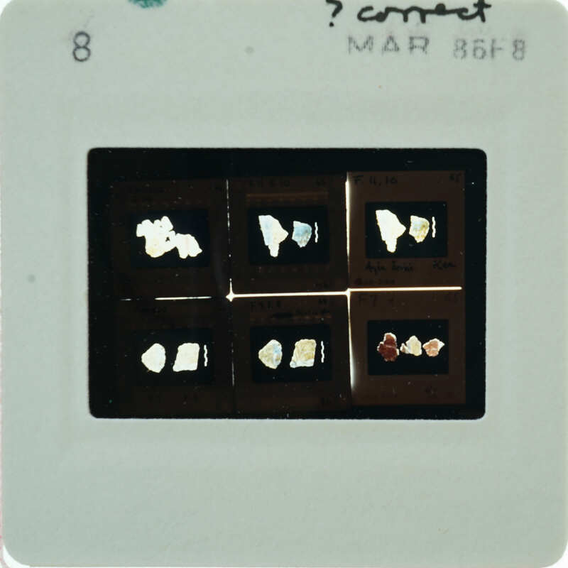 A slide with images of frescoes.