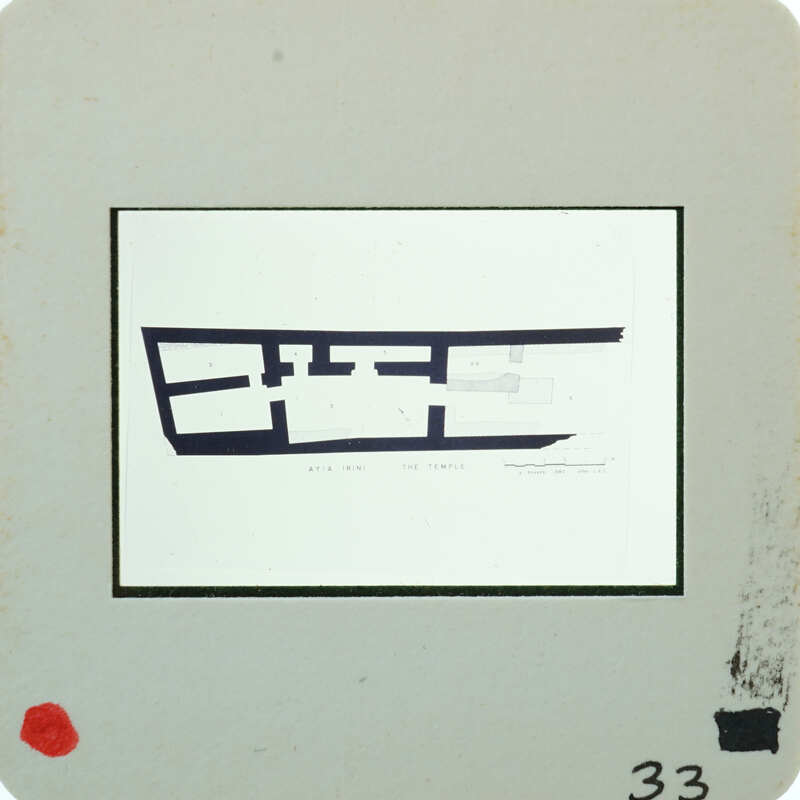 Architectural plan of the temple building.