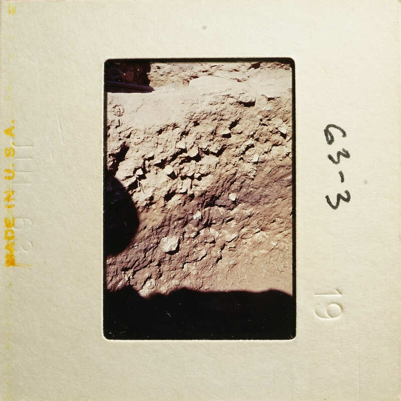 Close-up photograph of rock surface with various textures and patterns.