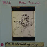 Inked plan of Ayia Irini with building details.