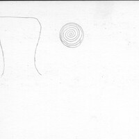 Index card with typed and handwritten information, sometimes including a sketch, of pottery from an excavation.