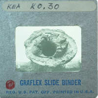 Detail of interior of piece of terracotta statue K0.30.