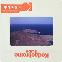 Island and ocean from the air.