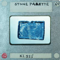 Rectangular stone object with rim from top, K1.325.