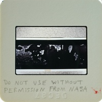 Satellite photo of islands in Aegean Sea.