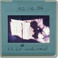 Detail of clay from figurine.