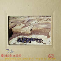 This photo shows two images side by side: the left image is an aerial view of a construction site, and the right image is a close-up of a drainage system in progress.