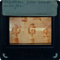 A photograph of ancient Greek sculptures.