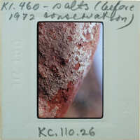 Detail of terracotta breast fragment from side K1.460.