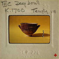 Ancient Greek vase on yellow background with handwritten notes.