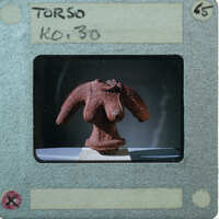 Terracotta torso K0.30 from the front.