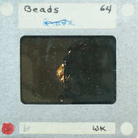 Detail of gold bead.