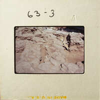 A person standing near an ancient archaeological site with stone ruins.