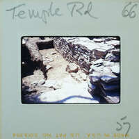 Stone surface and walls.