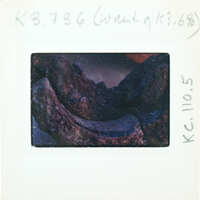 Detail of broken teracotta fragment.