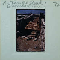 Parallel wall with surface between them.