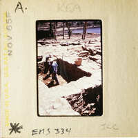 Archaeologists working on excavating ancient ruins.