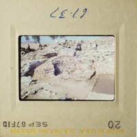 This photo shows an ancient stone structure, possibly ruins, with no visible people or modern objects.