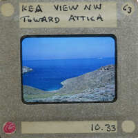 Picture of a bay and hills.