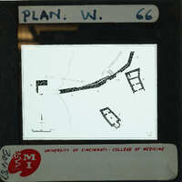 Inked plan of buildings on western side of Ayia Irini.