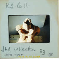 Terracotta figurine from top.