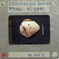 Several joined painted vase fragments of K.3881.