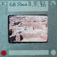 Several stone walls of various rooms.