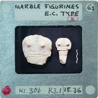 Headless marble figurines from the front, K1.306.